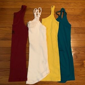 Banana Republic cotton tank tops medium lot of 4